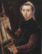 Catharina Van Hemessen Self-Portrait oil on canvas